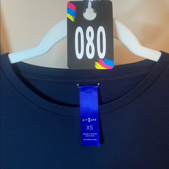 Kit And Ace Navy Tie Brushed Dress - Picture 4 of 10